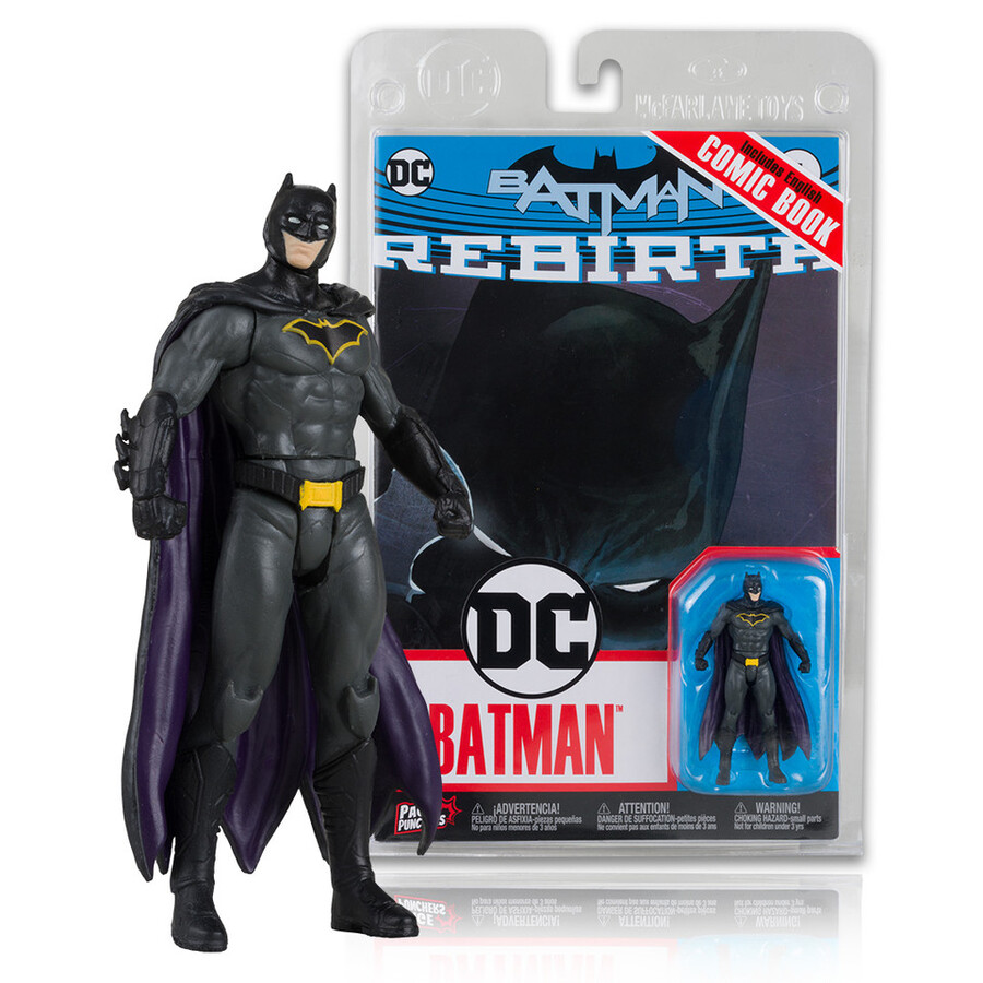 lot de 4 figurines dc page punchers wave 3 avec bandes dessinées 3