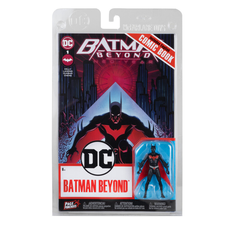 lot de 4 figurines dc page punchers wave 3 avec bandes dessinées 3