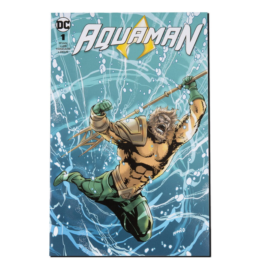 figurine aquaman avec bd dc page punchers 7 pouces
