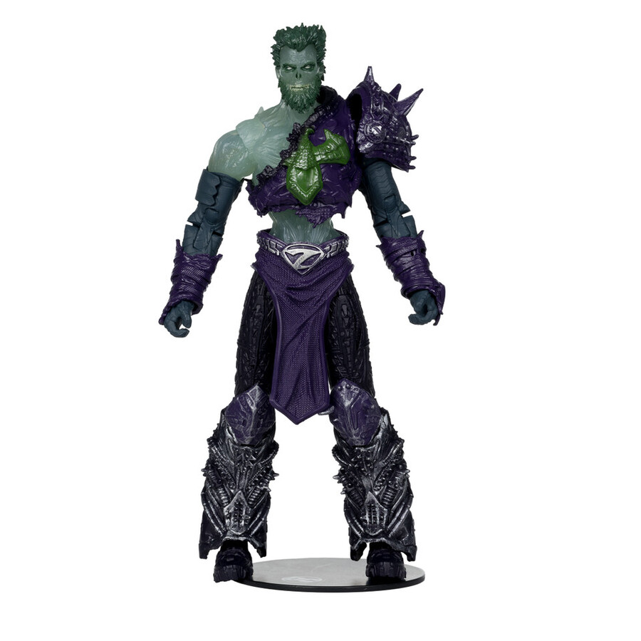figurine de 18 cm du fantôme de zod avec bande dessinée dc page punchers les fantômes de krypton.
