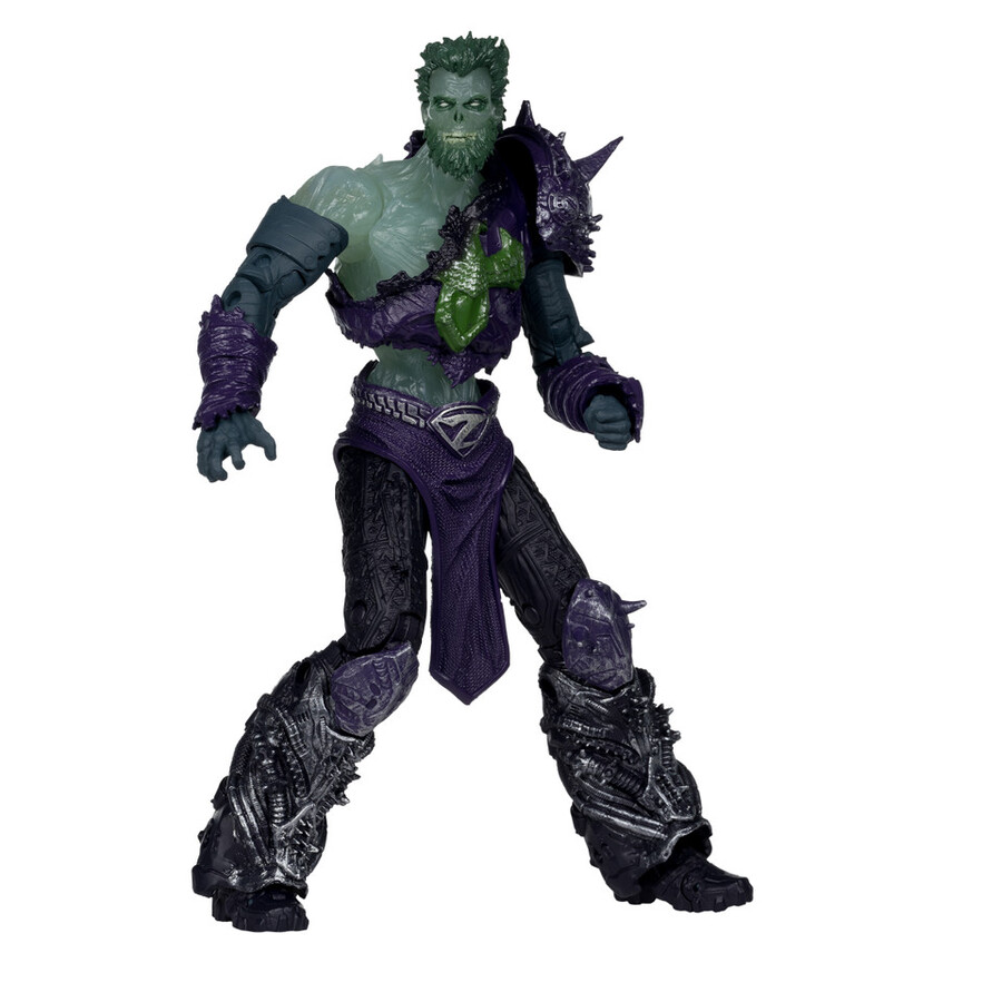 figurine de 18 cm du fantôme de zod avec bande dessinée dc page punchers les fantômes de krypton.