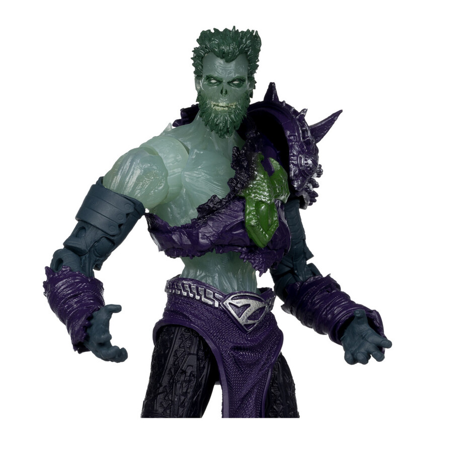 figurine de 18 cm du fantôme de zod avec bande dessinée dc page punchers les fantômes de krypton.