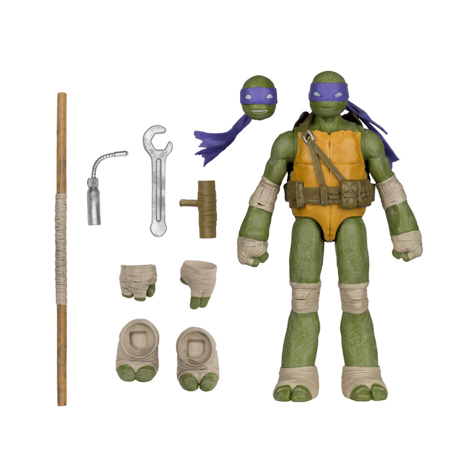 perforatrices page punchers lot de 4 figurines tortues ninja 127 cm avec bd