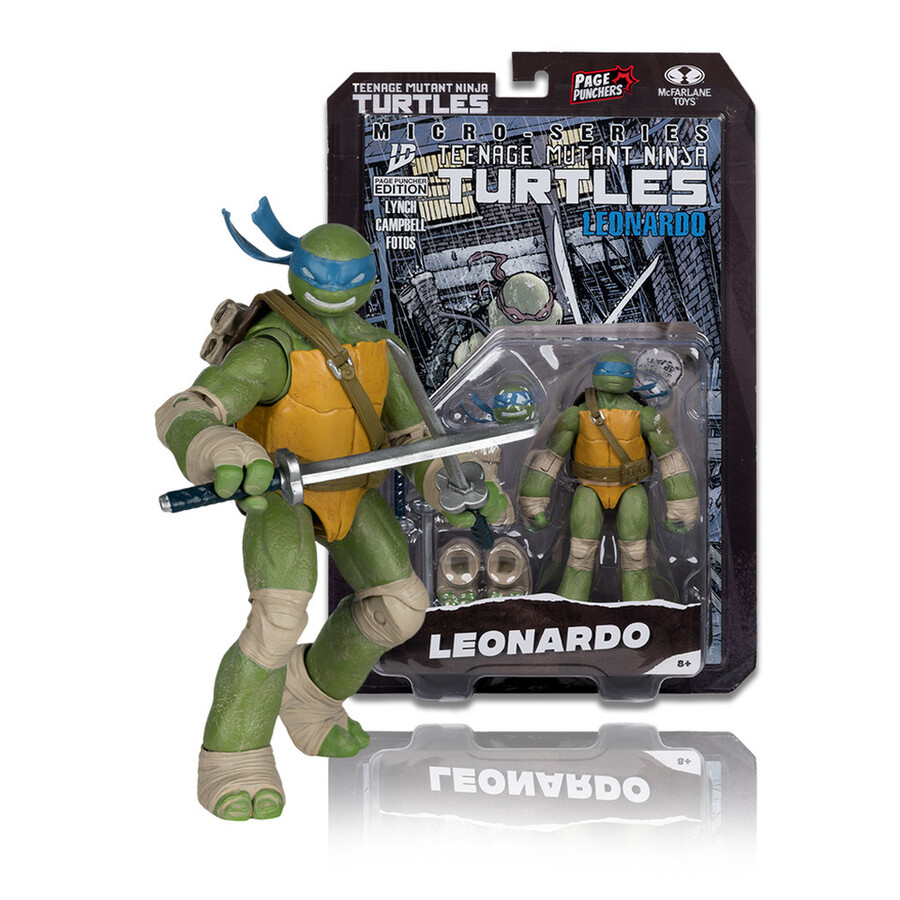 perforatrices page punchers lot de 4 figurines tortues ninja 127 cm avec bd