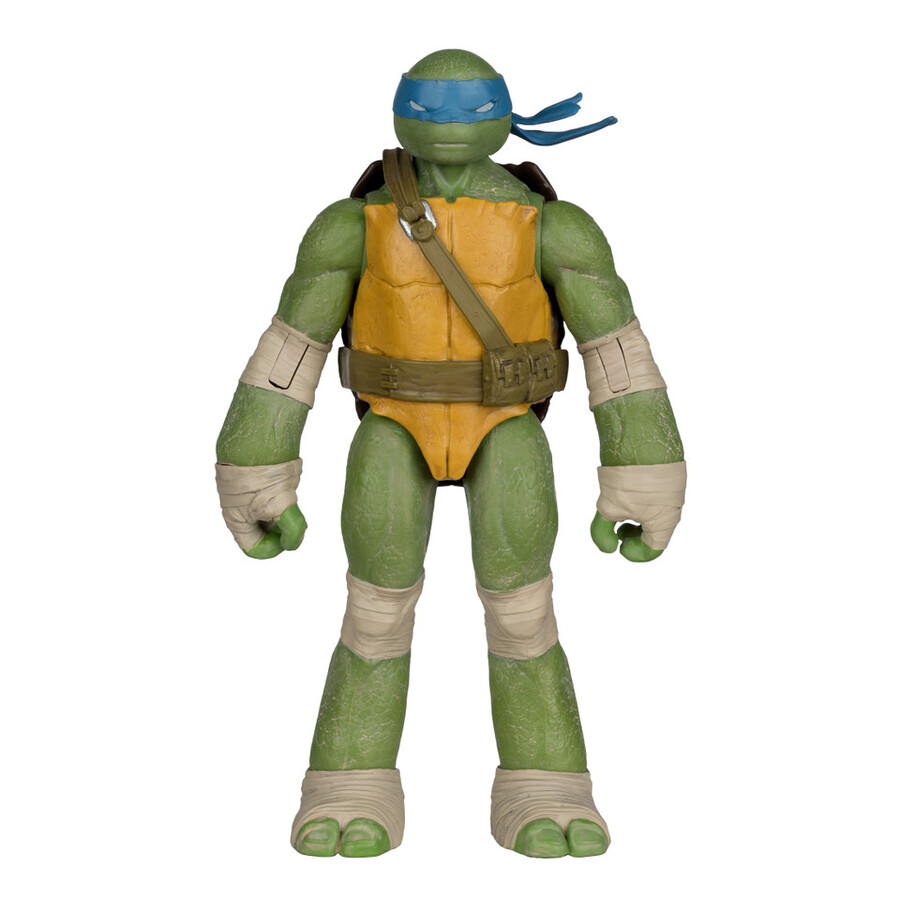 figurine leonardo page punchers tortues ninja de 125 cm avec bd