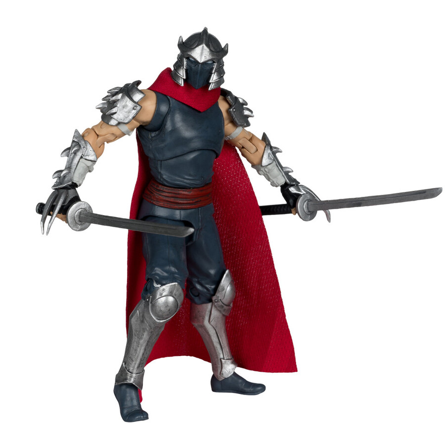figurine shredder page punchers tortues ninja de 125 cm avec bd