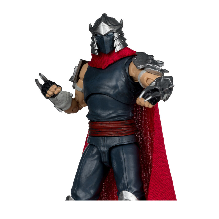figurine shredder page punchers tortues ninja de 125 cm avec bd