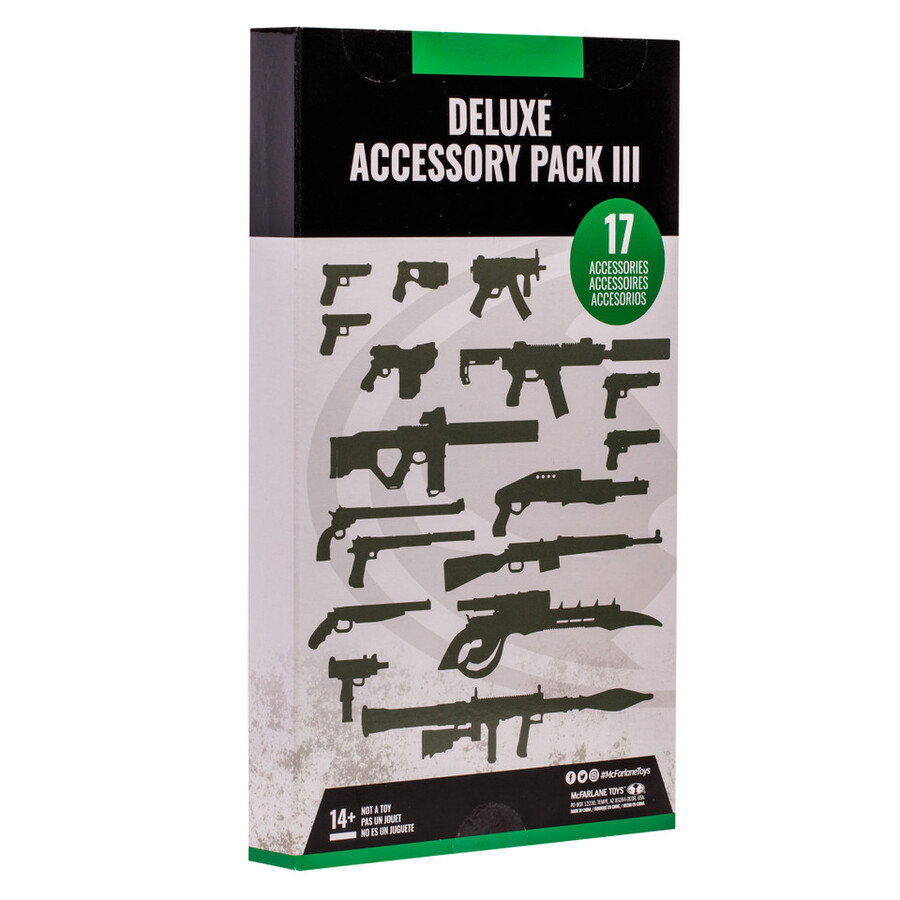 pack daccessoires n° 3 17 pièces - boîte de 18 pièces - exclusivité mcfarlane toys store