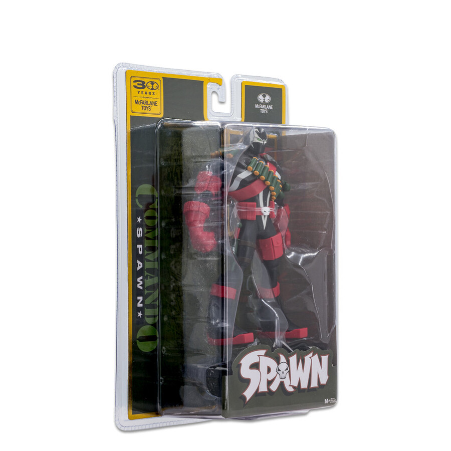 figurine commando spawn remasterisée numériquement 18 cm - 30e anniversaire de mcfarlane toys