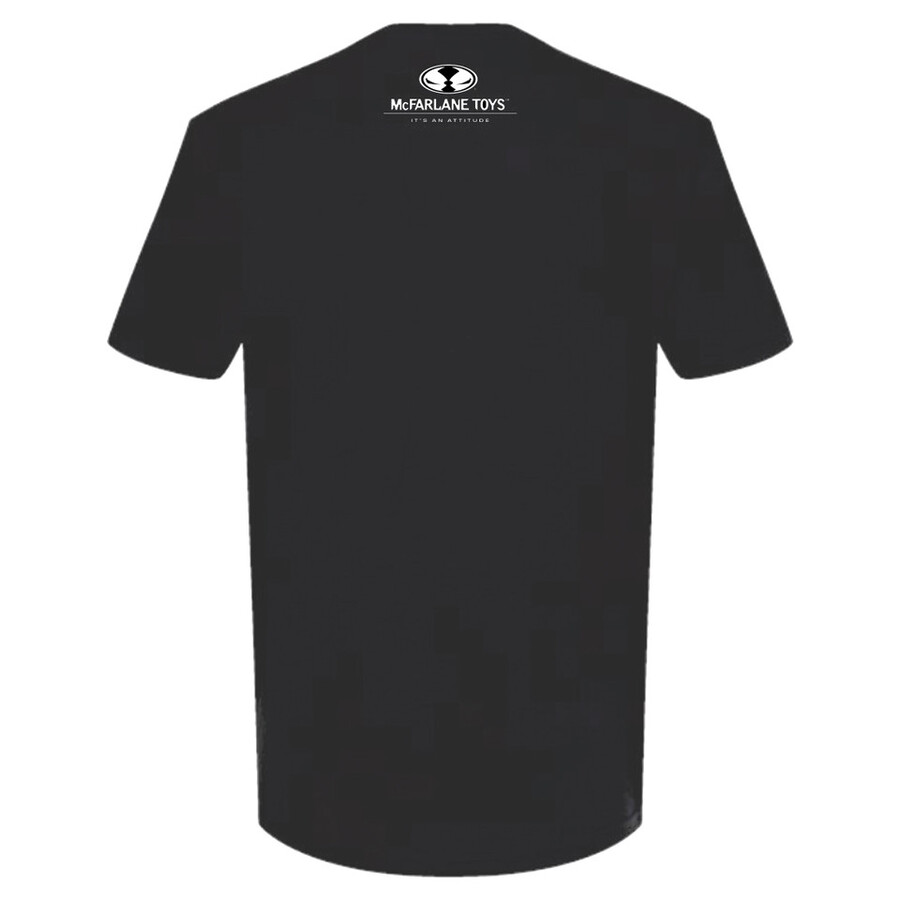t-shirt exclusif mts couverture du comic spawn n° 285 couleur anthracite.