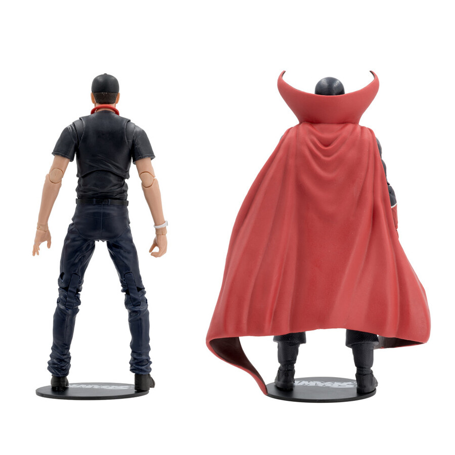 spawn et todd mcfarlane spawn - coffret de 2 figurines de 18 cm - 30e anniversaire de mcfarlane toys