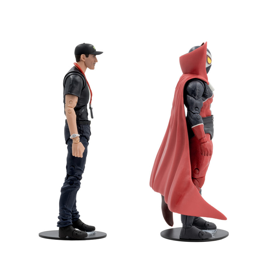 spawn et todd mcfarlane spawn - coffret de 2 figurines de 18 cm - 30e anniversaire de mcfarlane toys