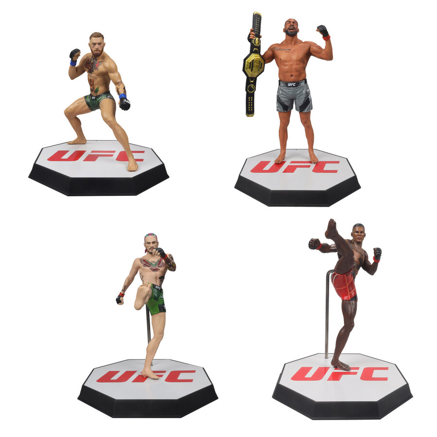 coffret ufc legacy series 4 figurines 1-4 7 mcfarlanes sportspicks avec objets de collection numériques