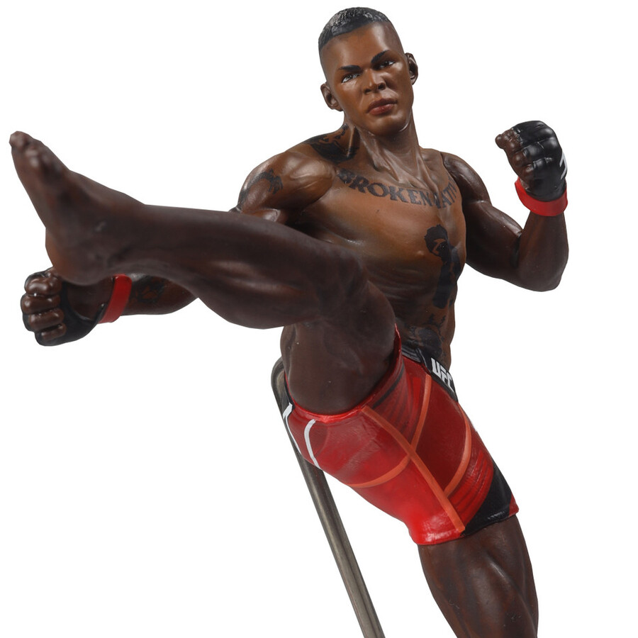 figurine israel adesanya ufc de 18 cm 7 pouces mcfarlanes sportspicks avec objet de collection numérique