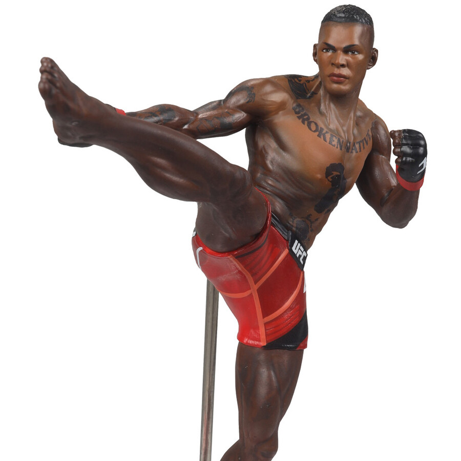 figurine israel adesanya ufc de 18 cm 7 pouces mcfarlanes sportspicks avec objet de collection numérique