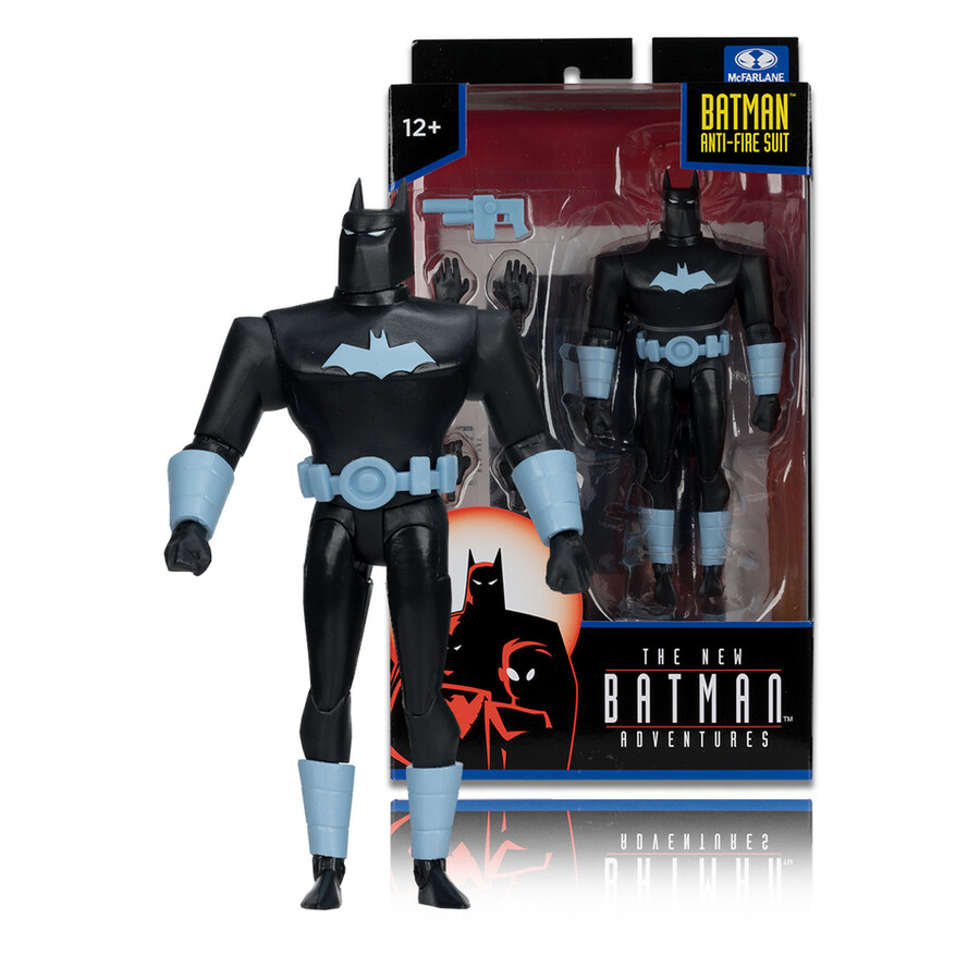 figurine batman avec combinaison ignifugée les nouvelles aventures de batman de 15 cm