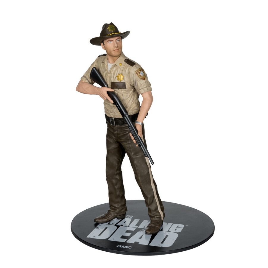 figurine articulée de rick grimes the walking dead de 25 cm