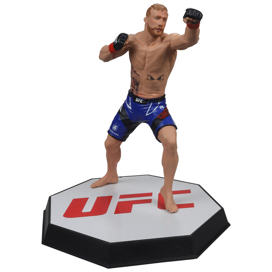 lot de 2 figurines justin gaethje ufc chase 7 standard et platine - sélection sportive mcfarlane