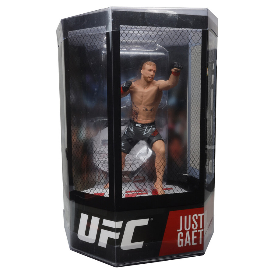 lot de 2 figurines justin gaethje ufc chase 7 standard et platine - sélection sportive mcfarlane