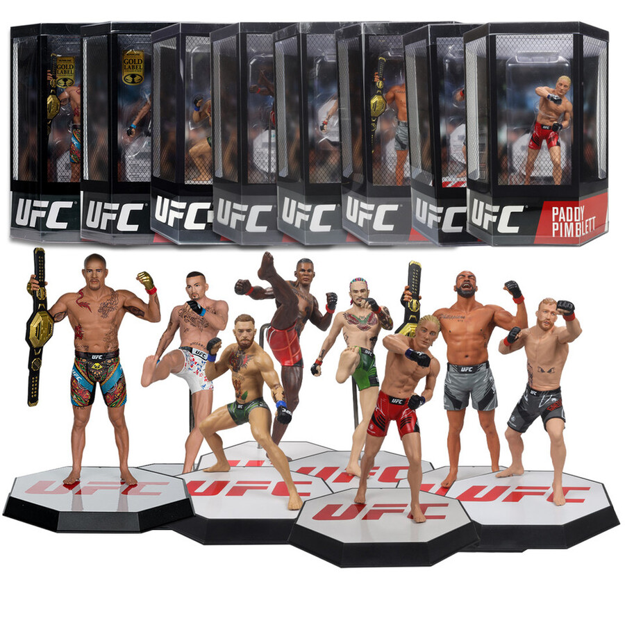 méga pack ufc 8 figurines 7 n° 1 à 8 mcfarlanes sportspicks avec objets de collection numériques