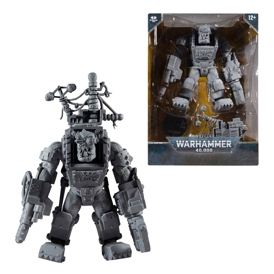 figurine géante ork big mek warhammer 40000 épreuve dartiste