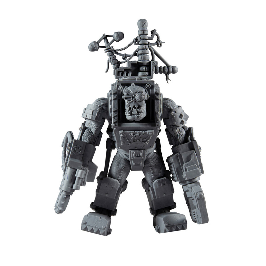 figurine géante ork big mek warhammer 40000 épreuve dartiste