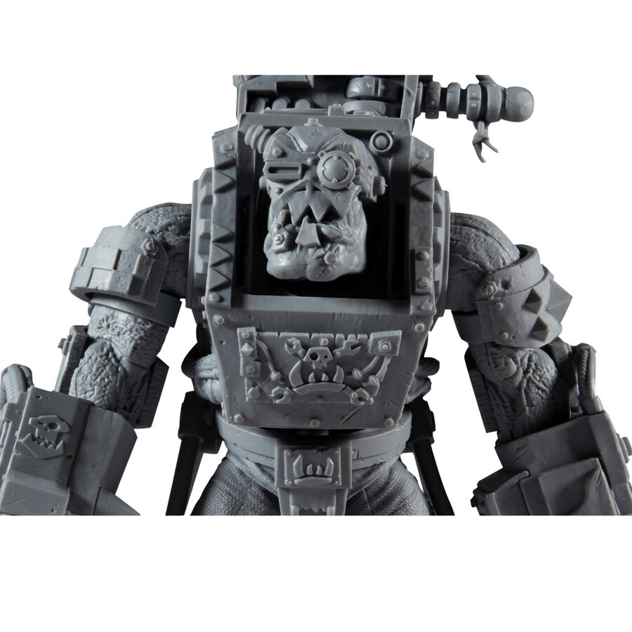 figurine géante ork big mek warhammer 40000 épreuve dartiste
