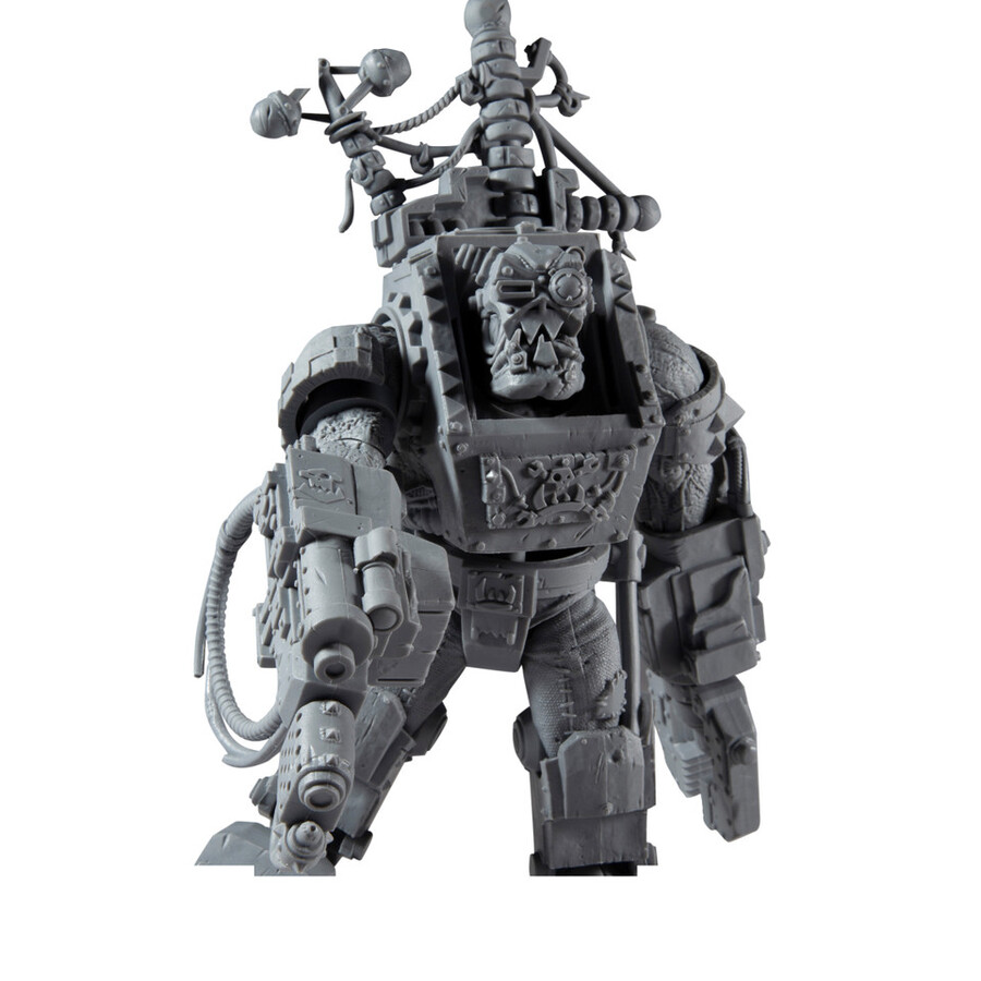figurine géante ork big mek warhammer 40000 épreuve dartiste