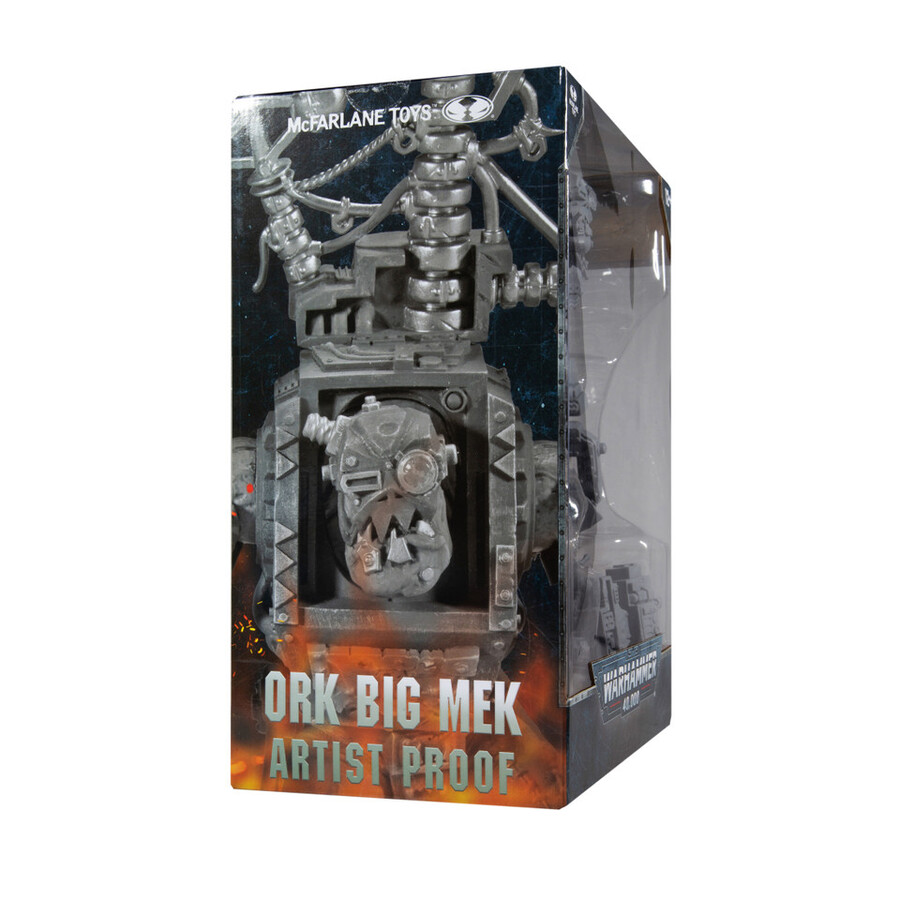figurine géante ork big mek warhammer 40000 épreuve dartiste