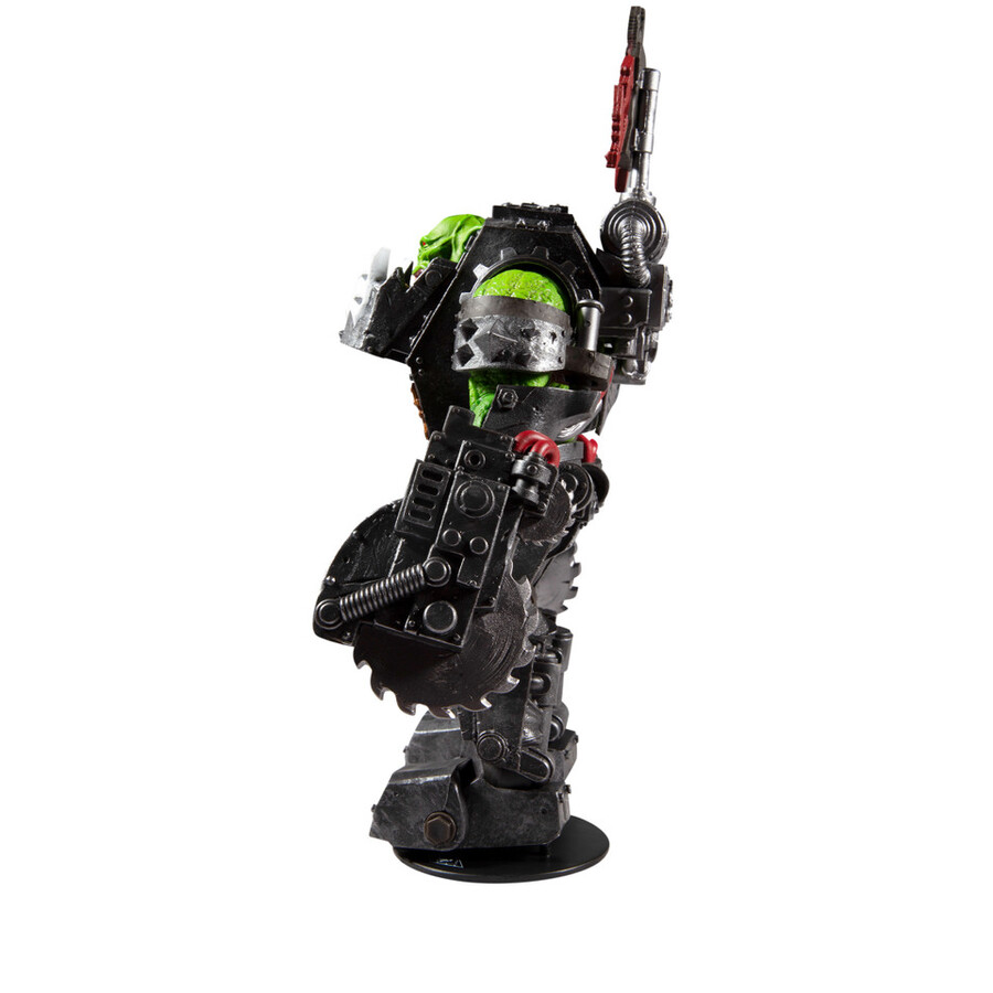 mega figurine ork meganob avec scie circulaire warhammer 40000