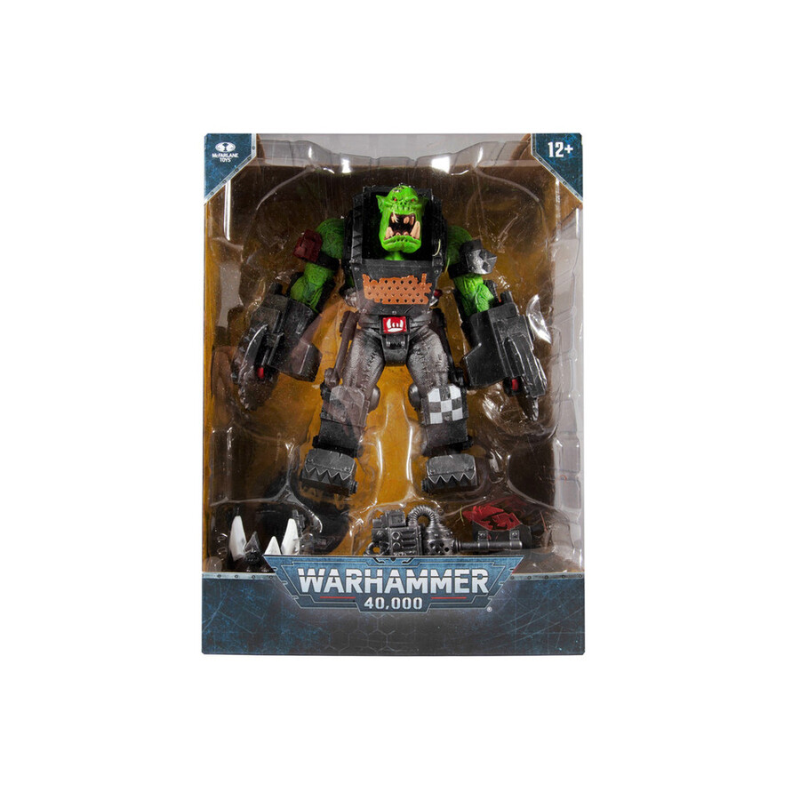 mega figurine ork meganob avec scie circulaire warhammer 40000