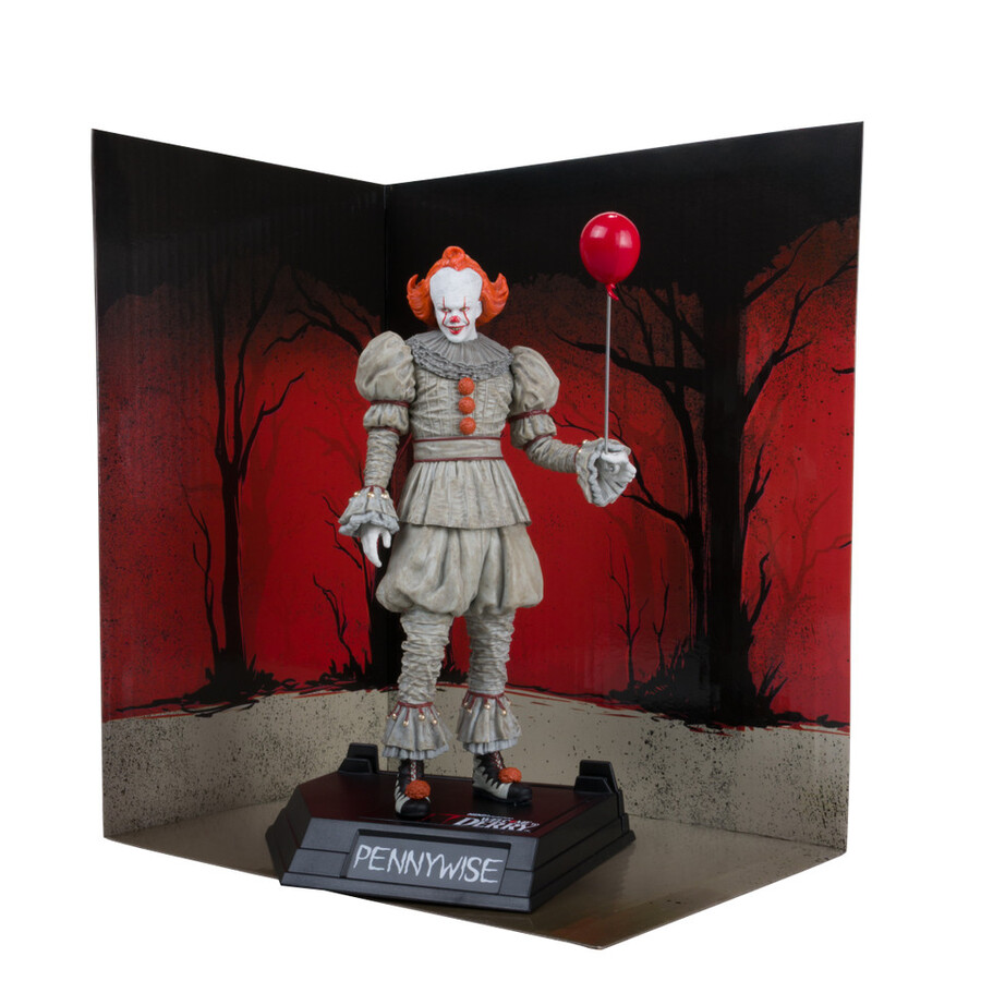 pennywisepennywise flashback bienvenue à derry - lot de 2 figurines articulées de 15 cm 6 pouces - Étiquette dorée