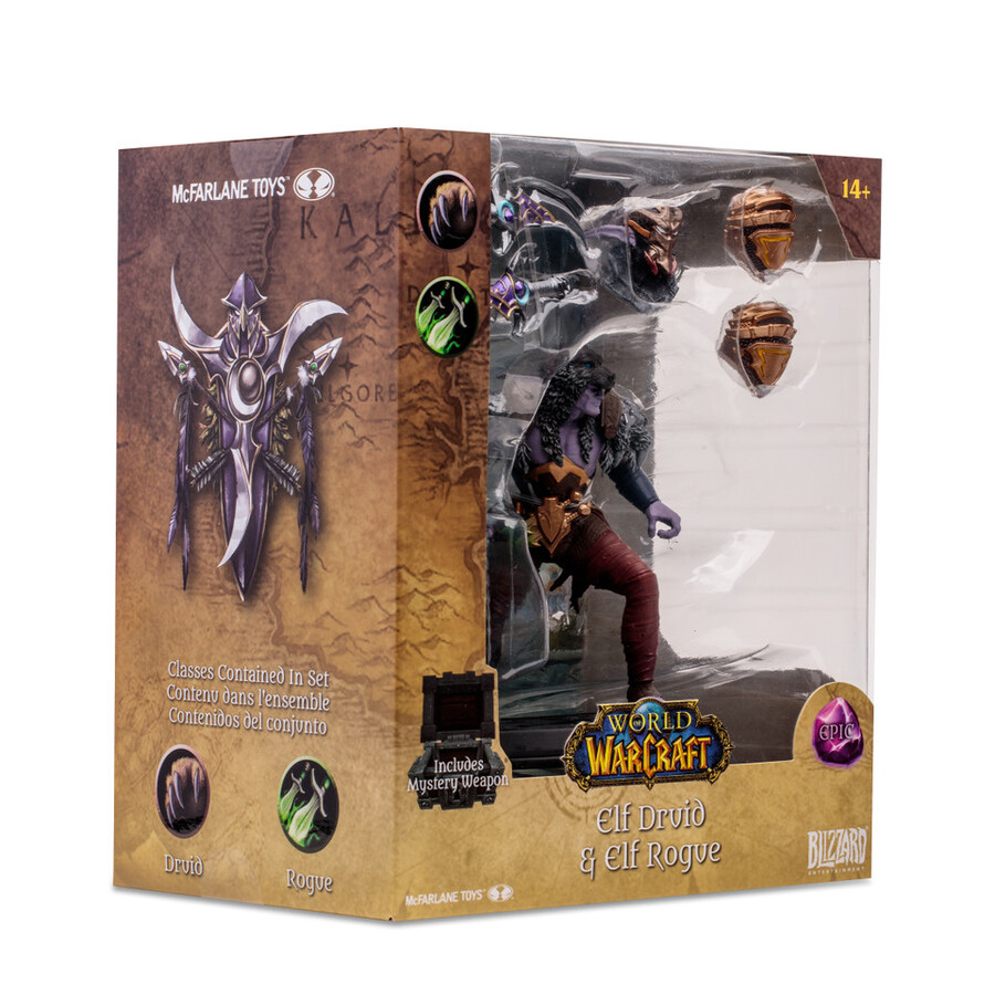 elfe druidevoleur figurine articulée épique world of warcraft à léchelle 112