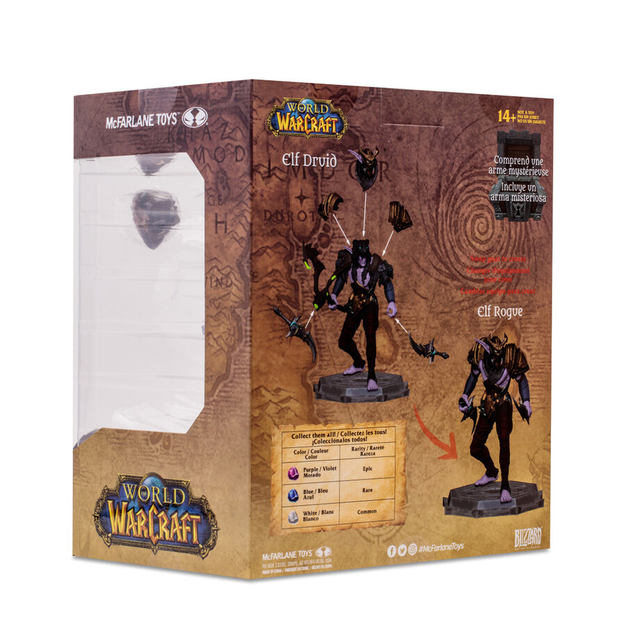 elfe druidevoleur figurine articulée épique world of warcraft à léchelle 112