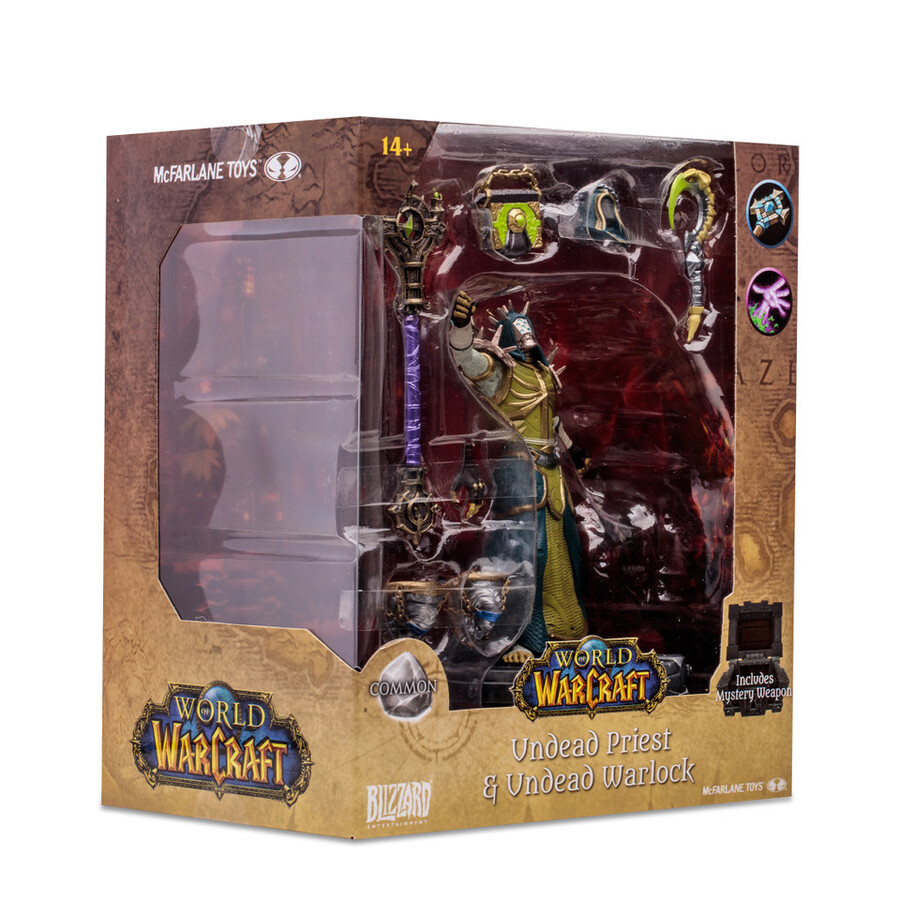 prêtredémoniste mort-vivant world of warcraft figurine articulée à léchelle 112