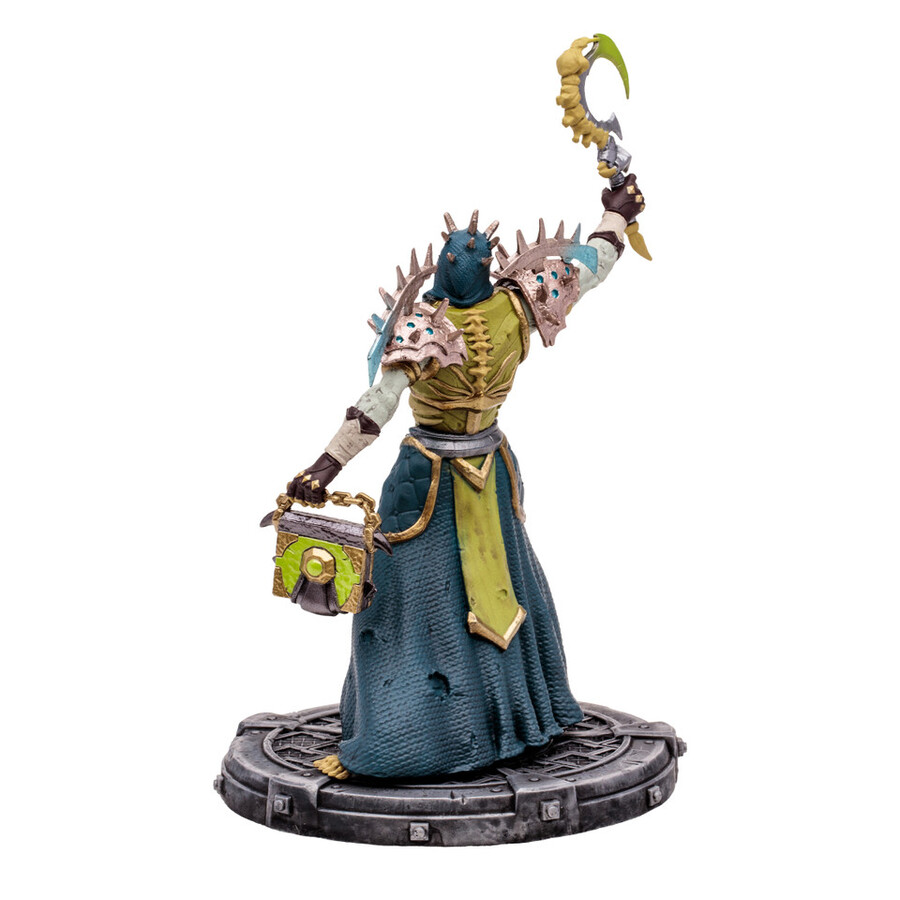 prêtredémoniste mort-vivant world of warcraft figurine articulée à léchelle 112