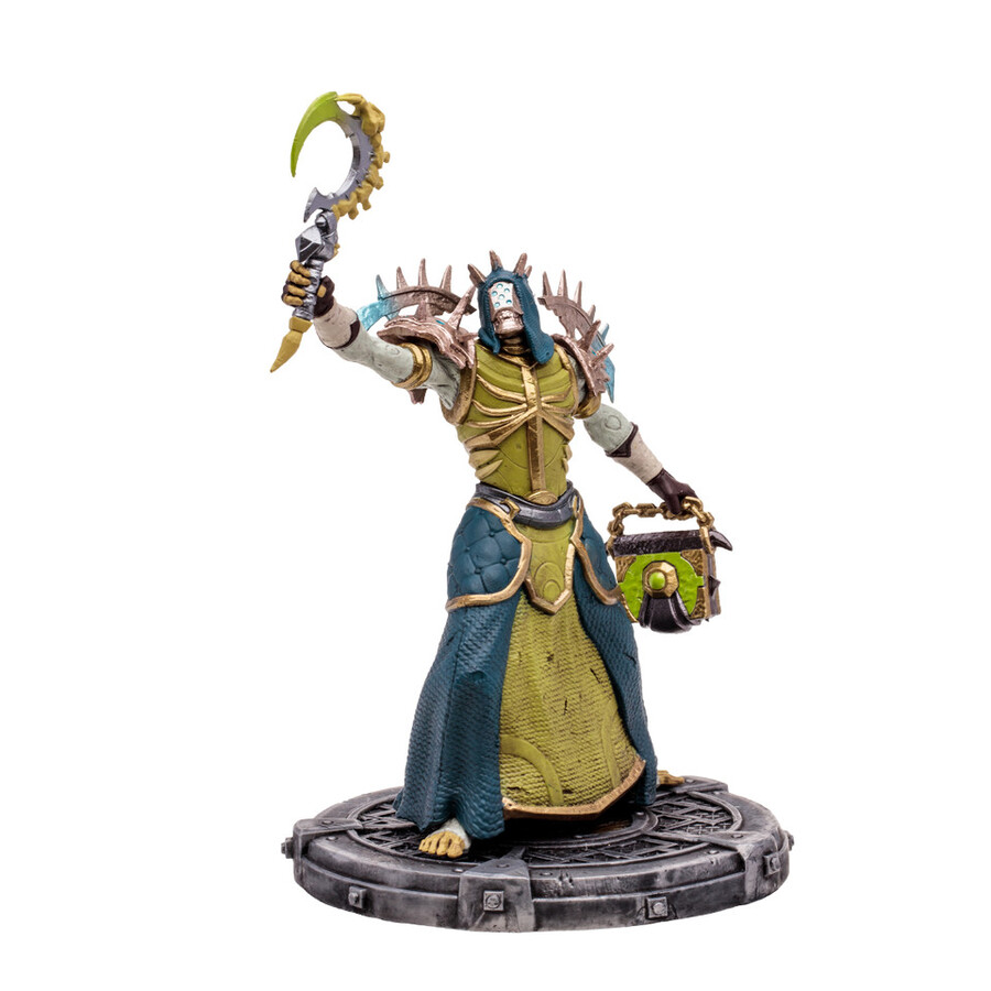 prêtredémoniste mort-vivant world of warcraft figurine articulée à léchelle 112