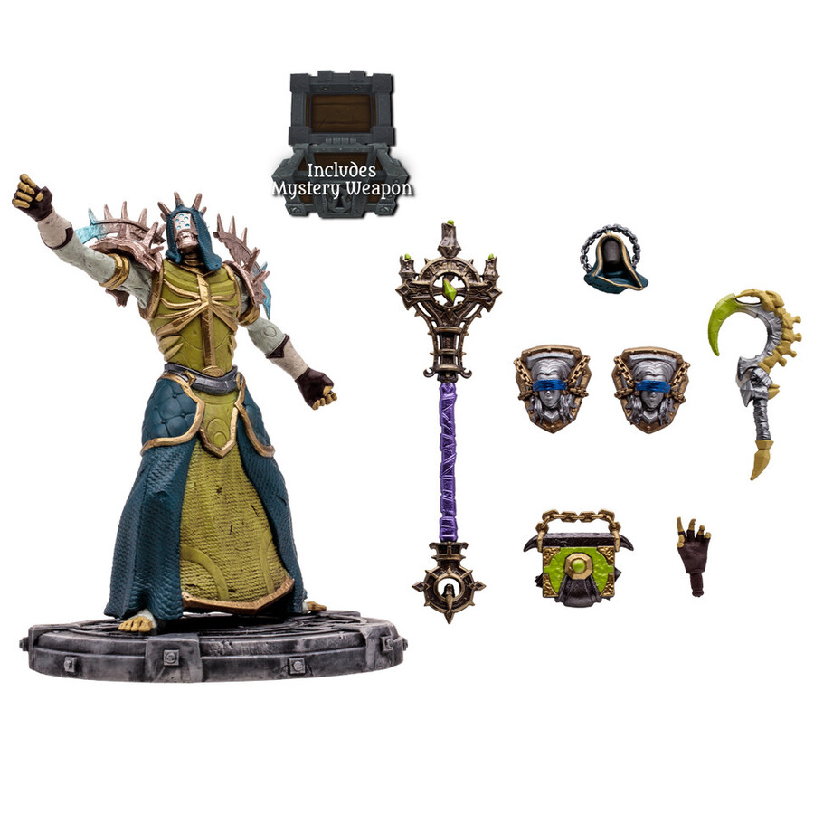 prêtredémoniste mort-vivant world of warcraft figurine articulée à léchelle 112