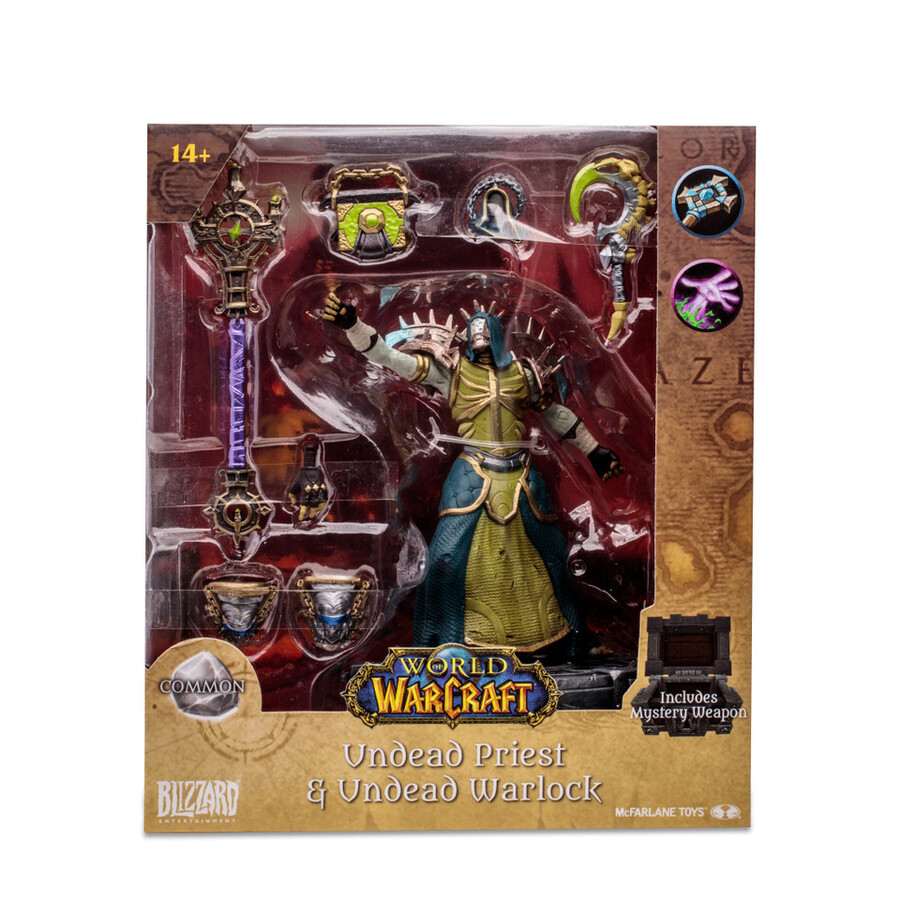 prêtredémoniste mort-vivant world of warcraft figurine articulée à léchelle 112